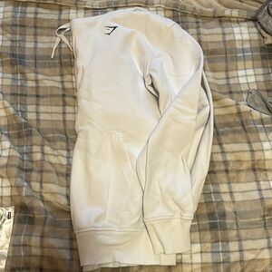 White Gym Shark Hoodie